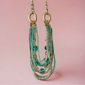 Multi-Strand Beaded Necklace